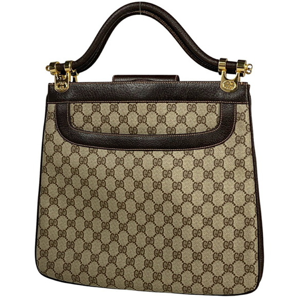Gucci handbag brown GG canvas patterned - Picture 1 of 6